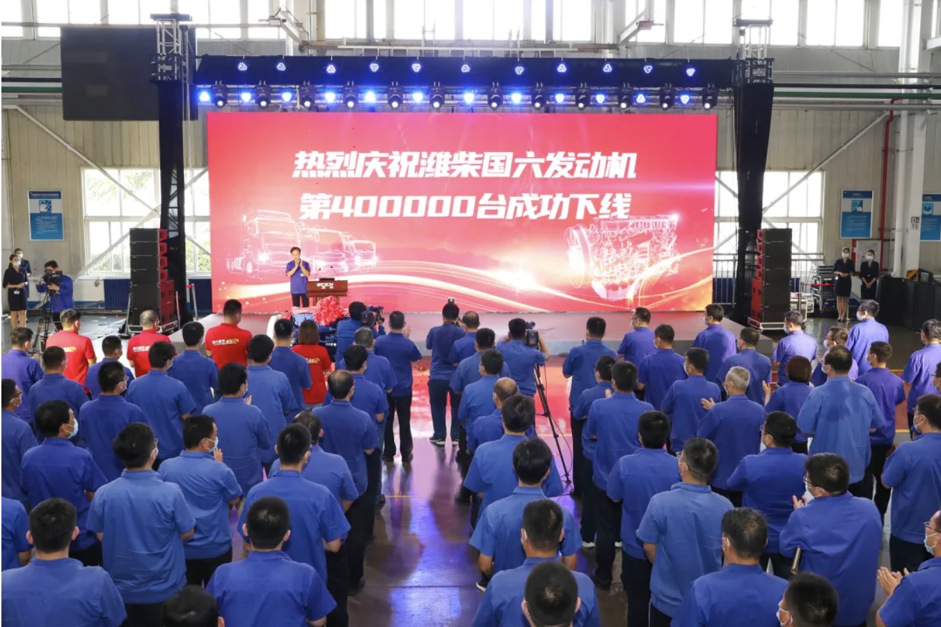 潍柴国六发动机产销突破40万台，领跑行业！