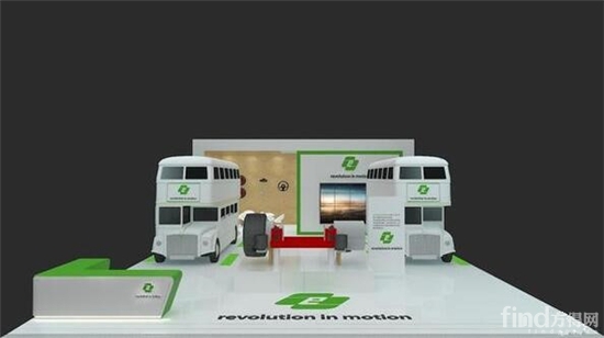 泰特机电展位效果图