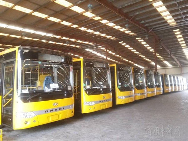 配装玉柴6G260N-40的安凯出口缅甸 配装玉柴6G260N-40的安凯出口缅甸