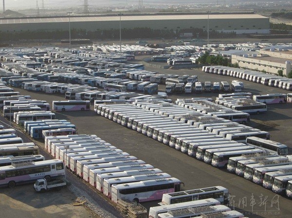 装配玉柴发动机的安凯客车出口沙特 装配玉柴发动机的安凯客车出口沙特