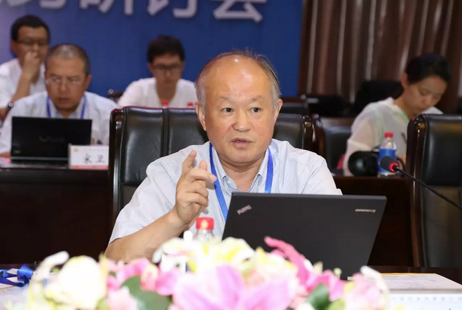 “中国心”年度十佳发动机评选评委姚春德正在发言