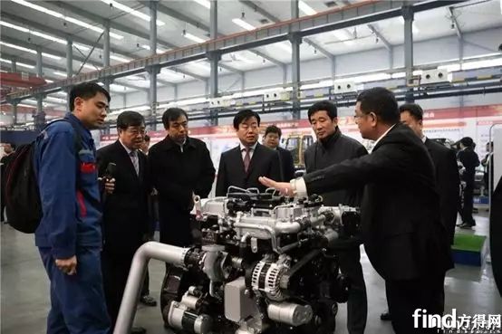 宝鸡市政府领导和陕汽高层参观玉柴