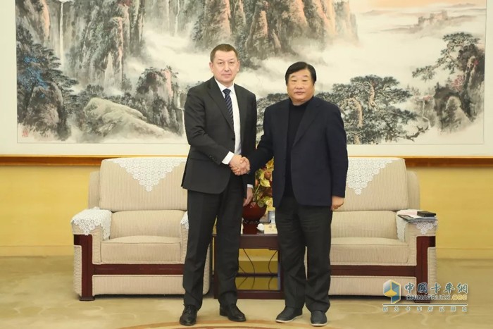 白俄罗斯马兹集团总经理伊万科维奇到访潍柴