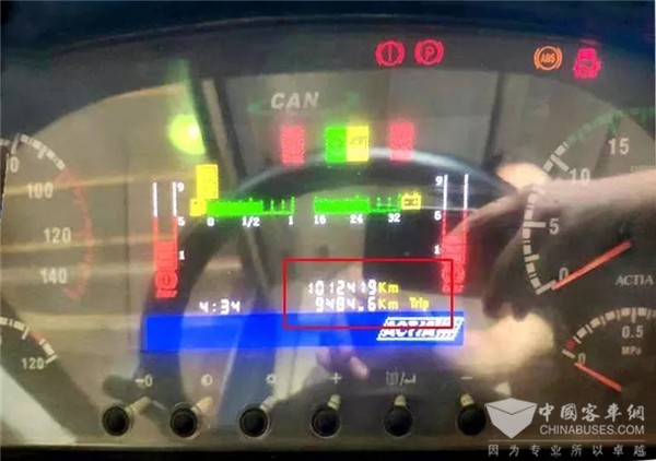 科威特Citybus公司的“康机”百万公里无大修现场实拍里程数